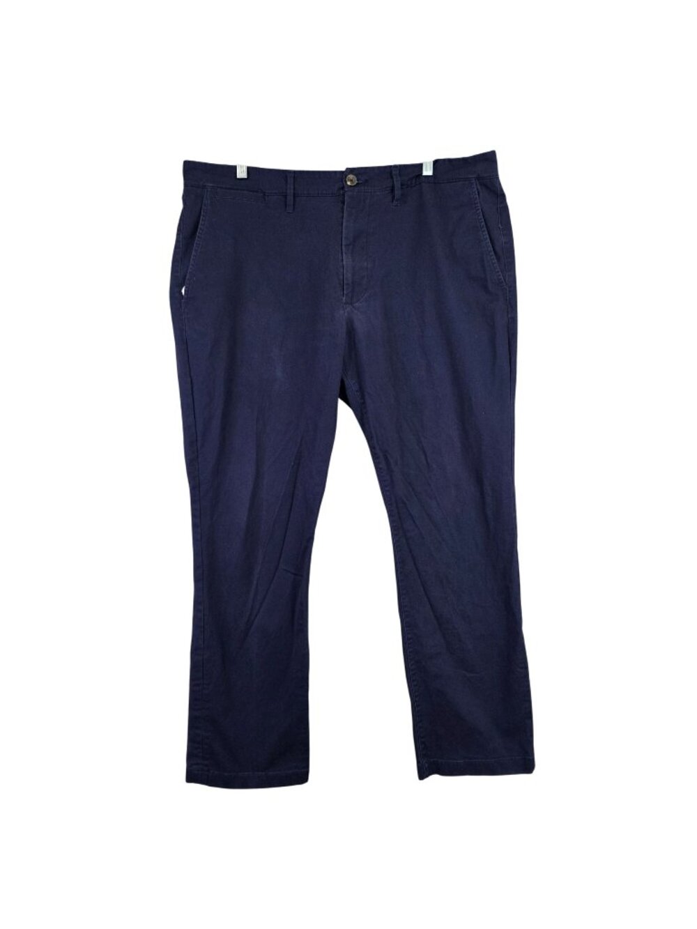 Mens Goodfellow Navy Blue Hennepin Chino Pants Cotton Blend Stretch Size 38x32